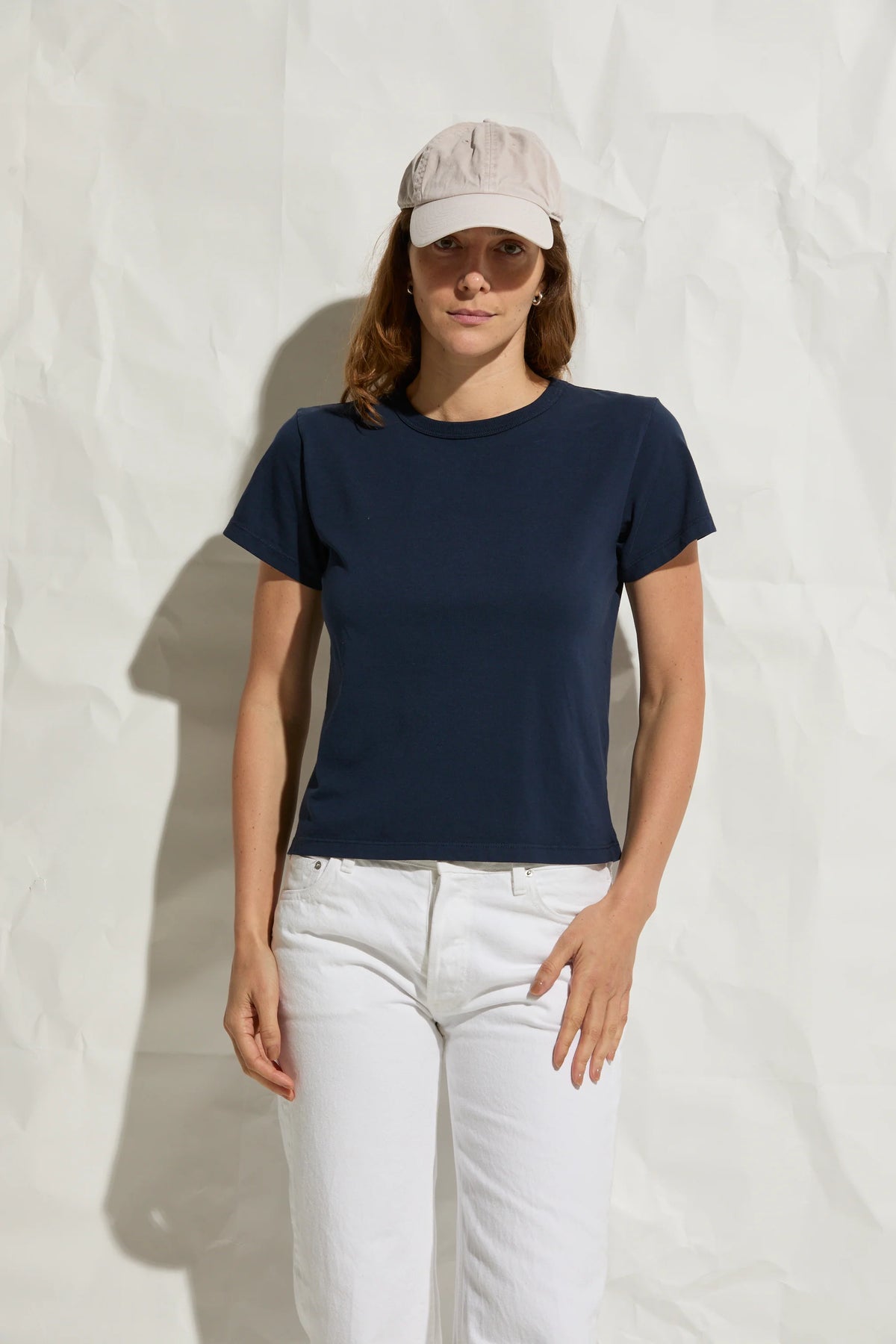 Marielle Classic Tee in Cadet