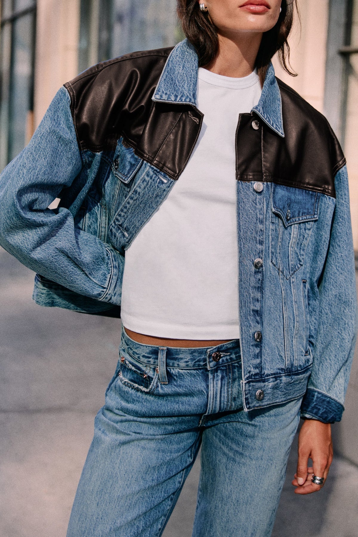 Harley Trucker Jacket- Metropolis