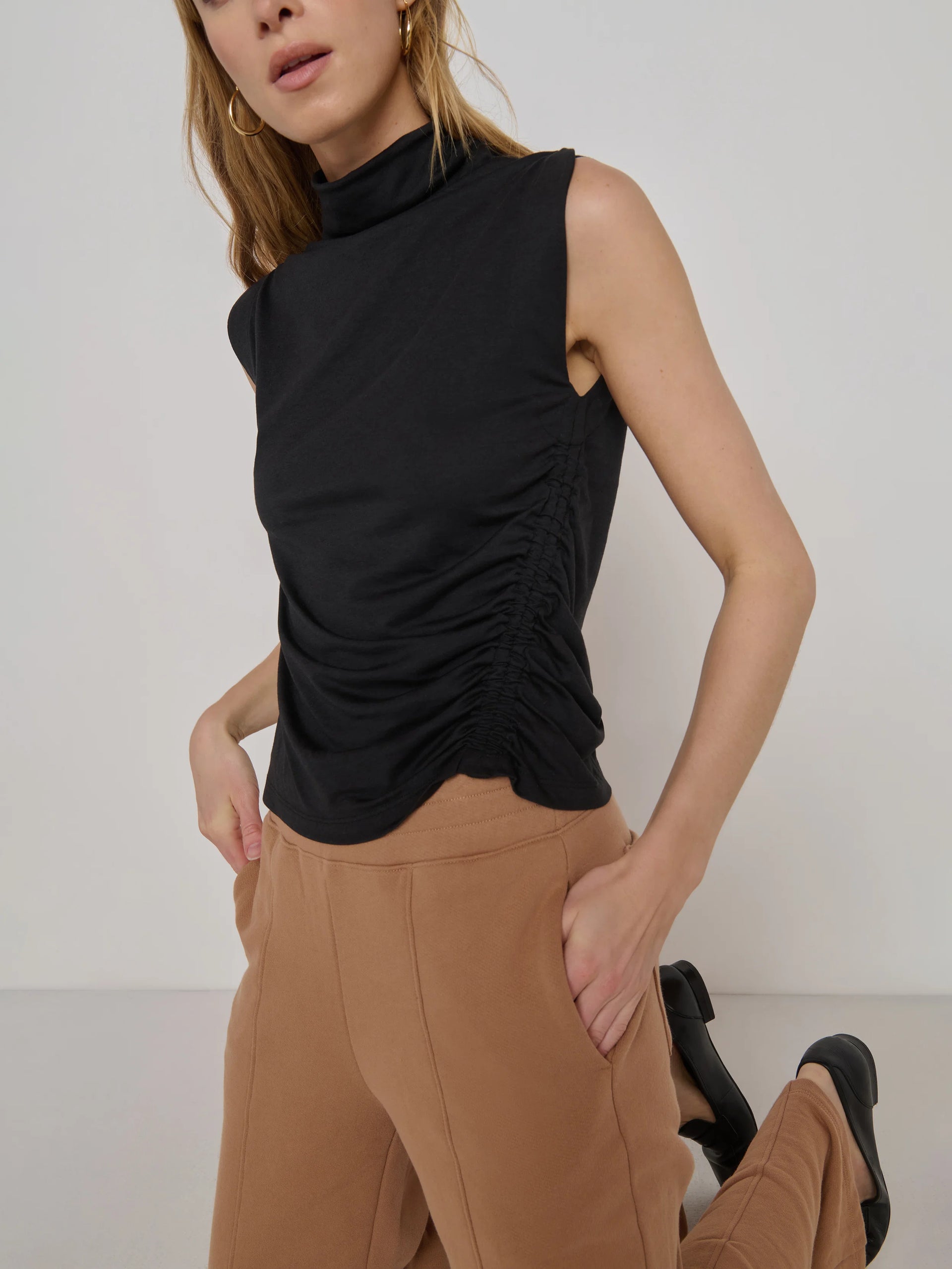 Christine Tank in Jet Black