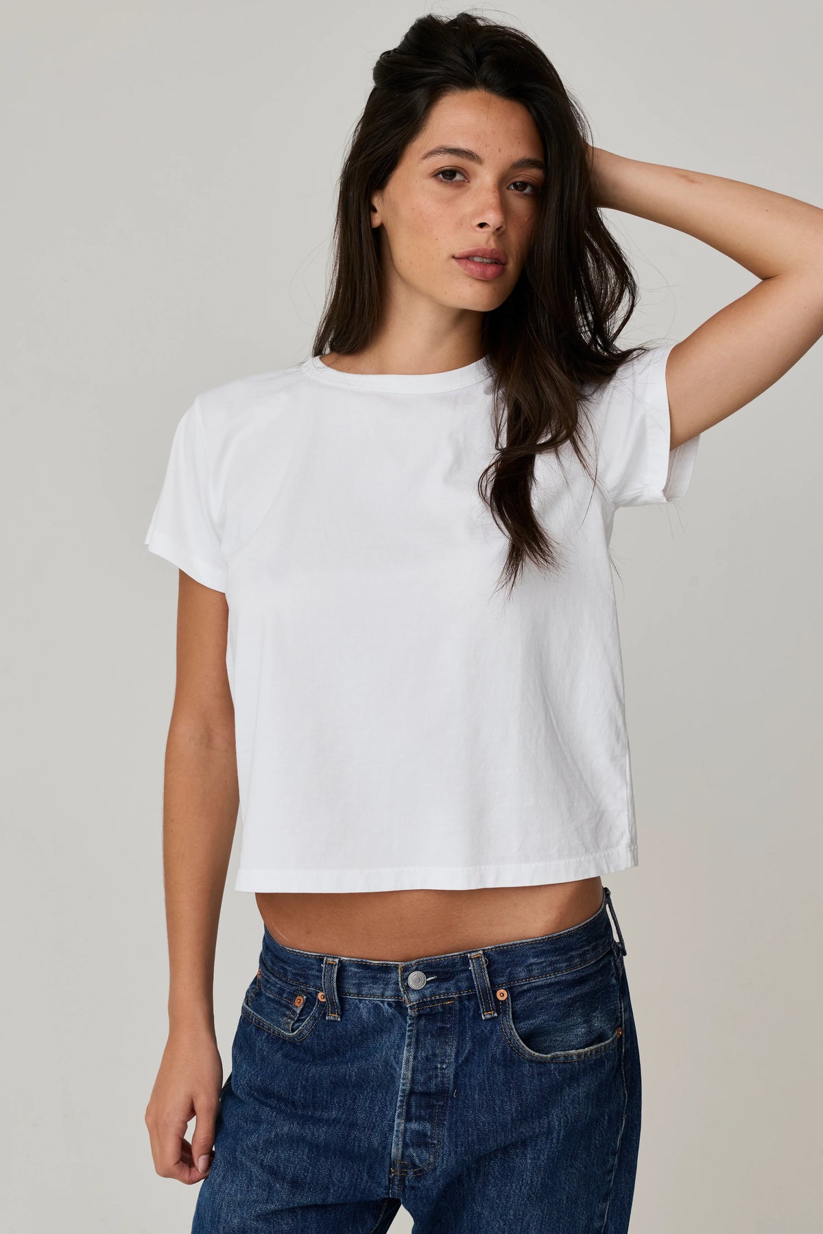 Marielle Classic Tee in White