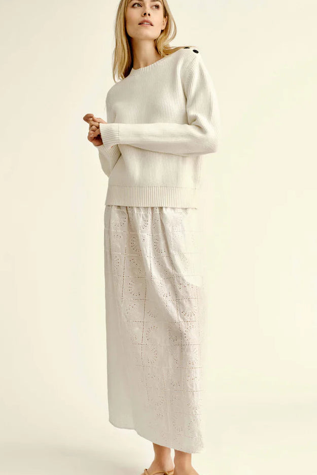 Celine Skirt- Soft White