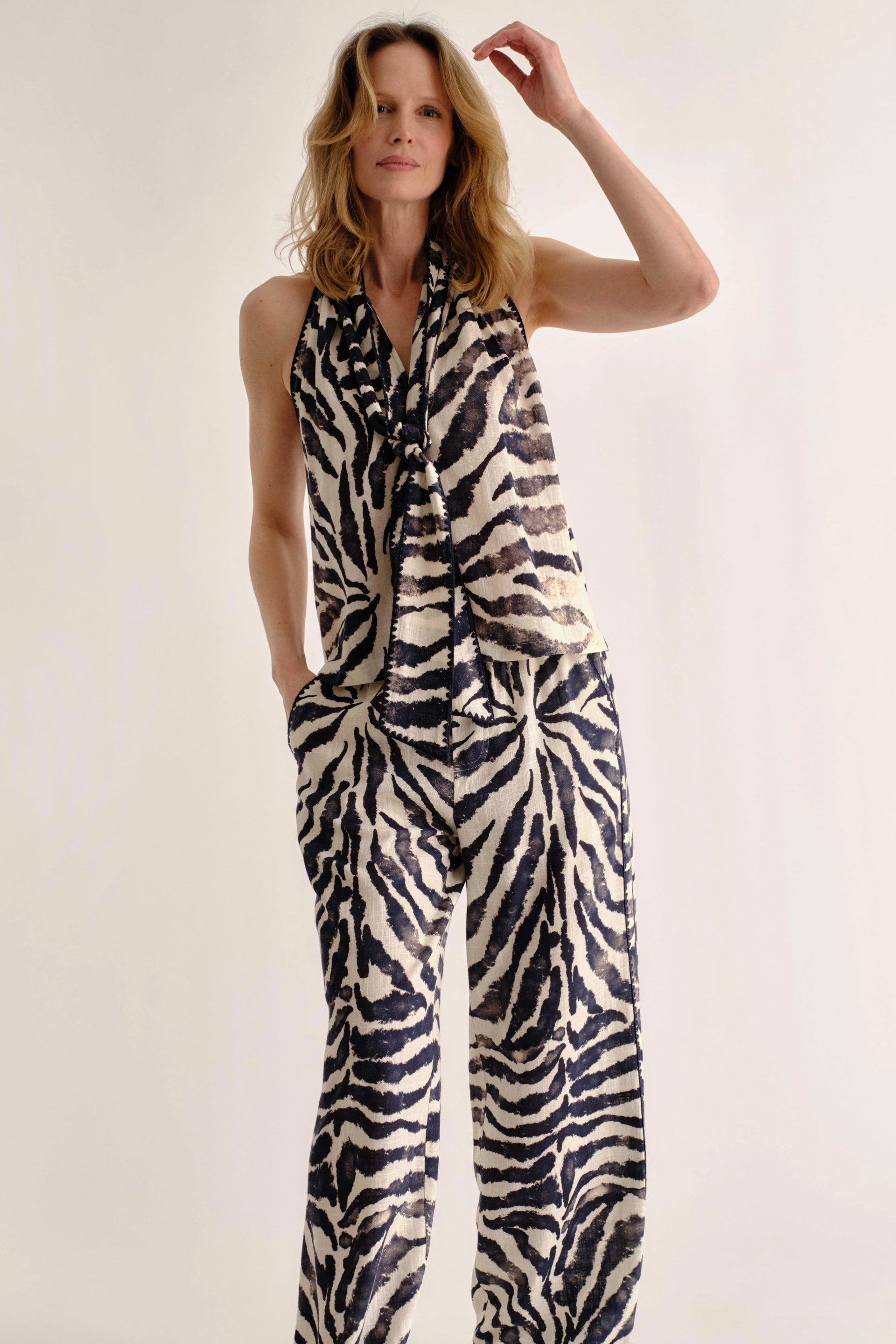 Monroe Top- Zebra