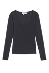 Elaine Long Sleeve- Jet Black