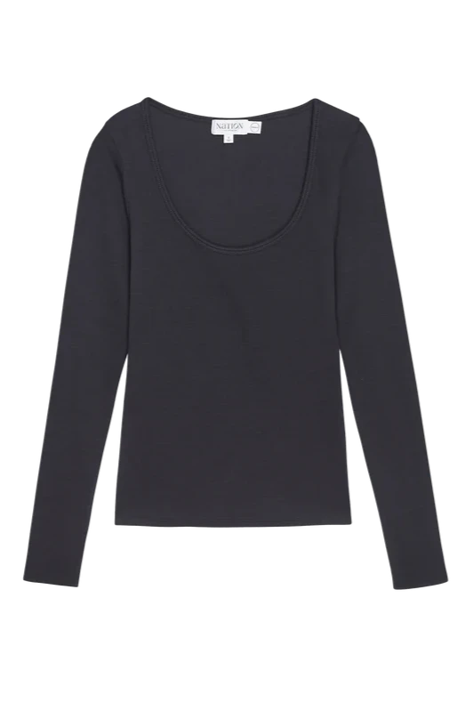 Elaine Long Sleeve- Jet Black