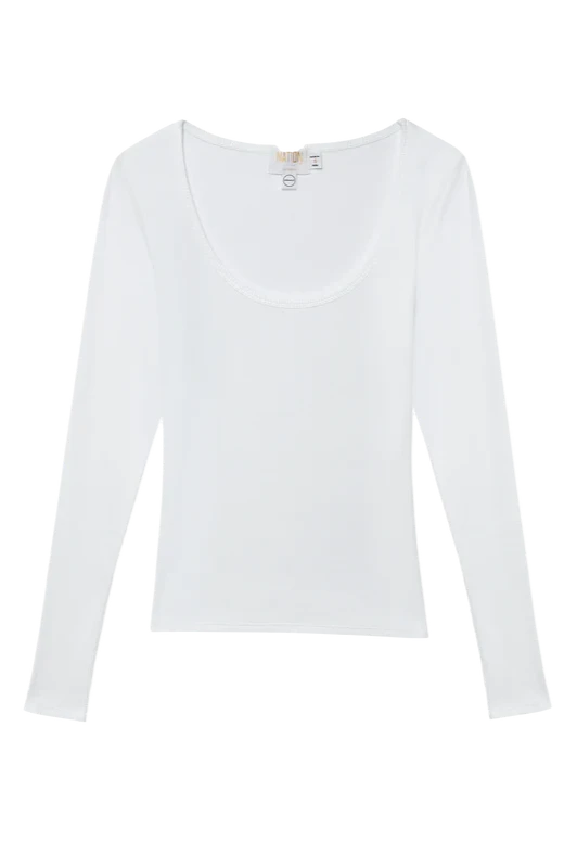 Elaine Long Sleeve- White