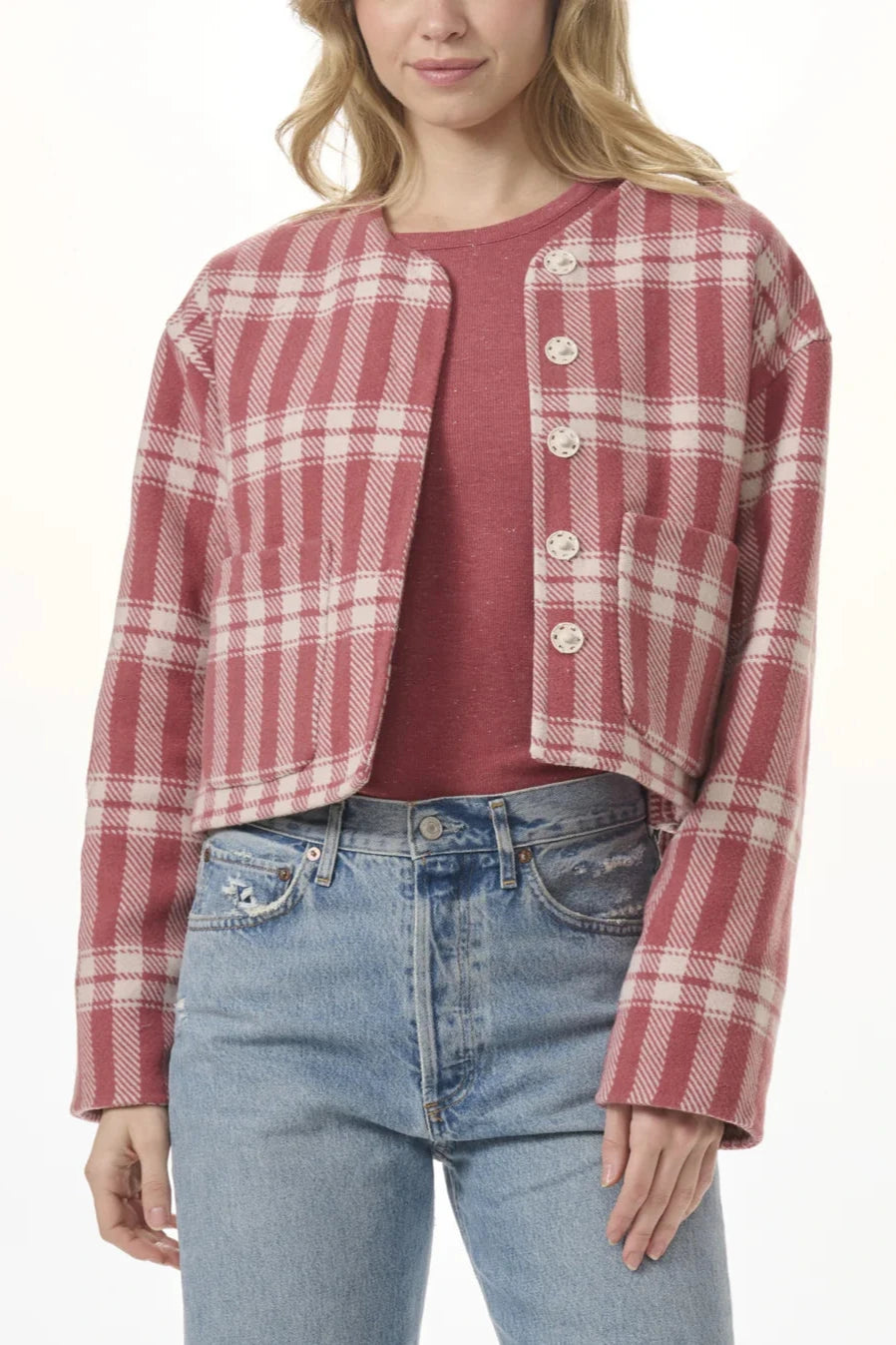 Tiffany Plaid Jacket- Poppy Glen Check