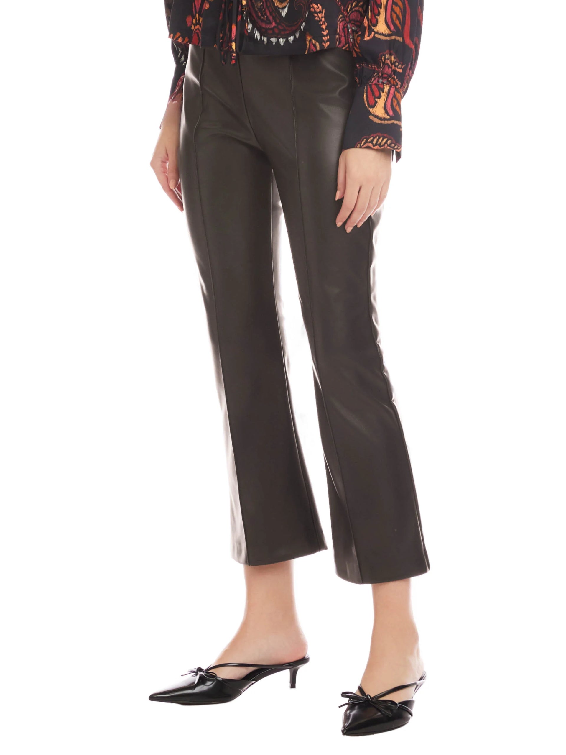 Sigourney Pintuck Pants- Brown