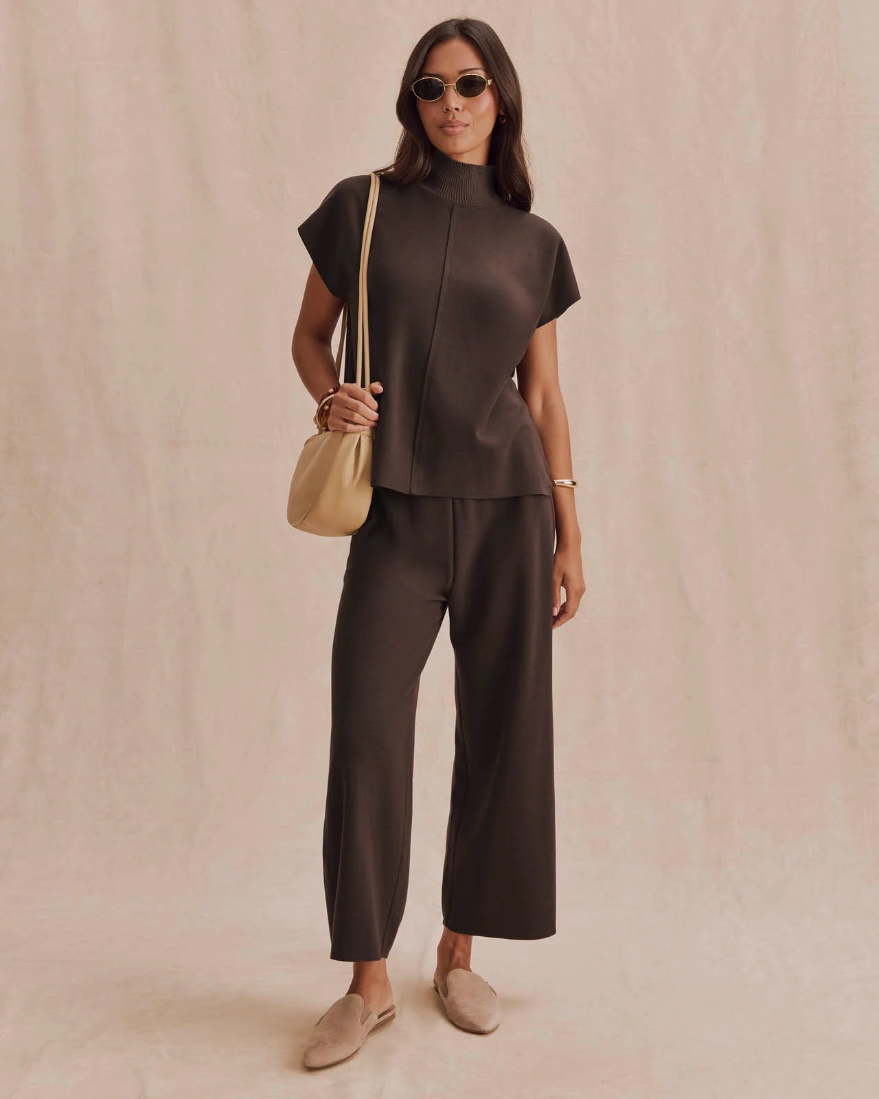 Winslow Mockneck Pullover- Java