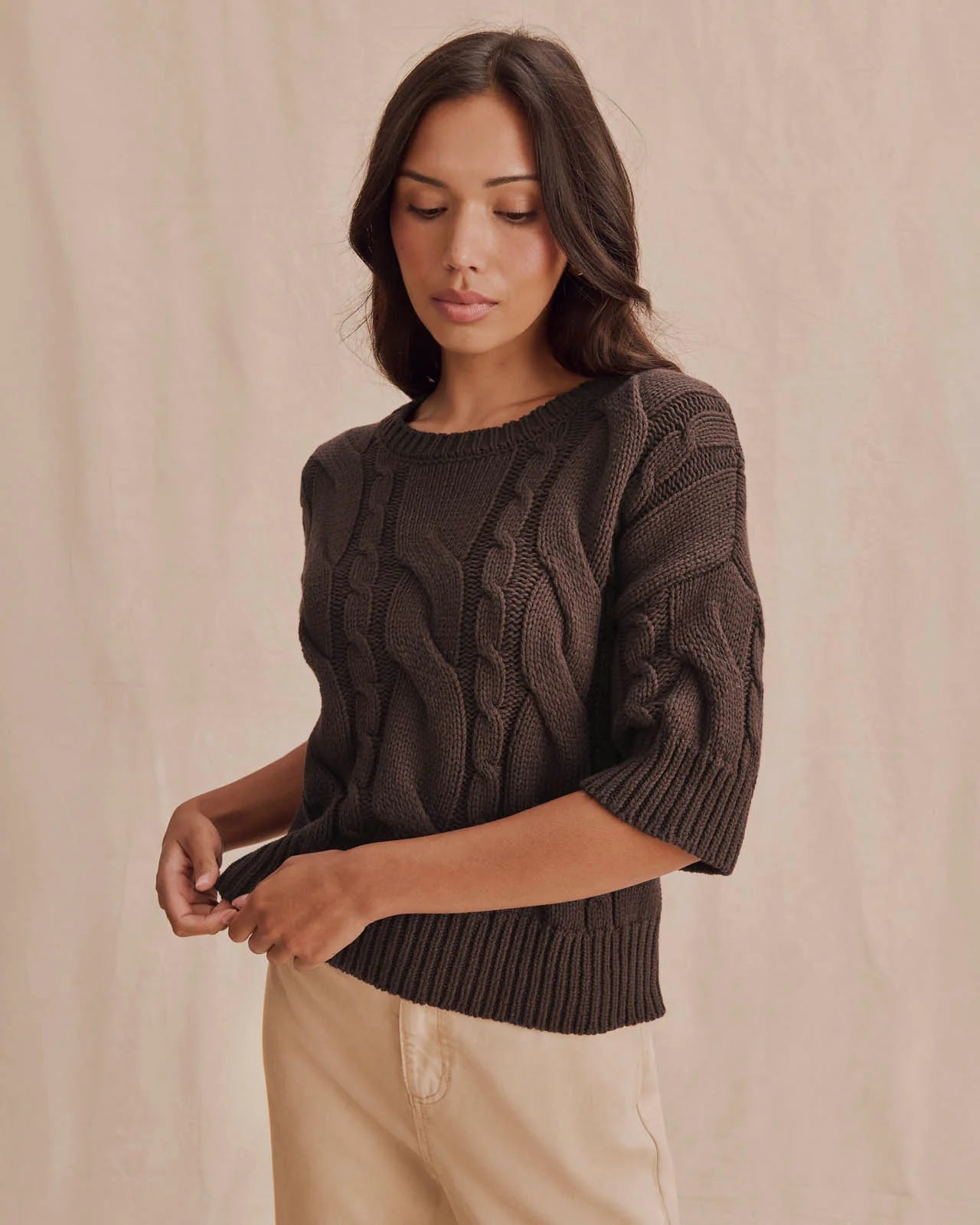 Rhiannon Sweater- Java