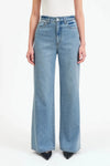 Studded Far Out Wide Leg Jean- Twinkle