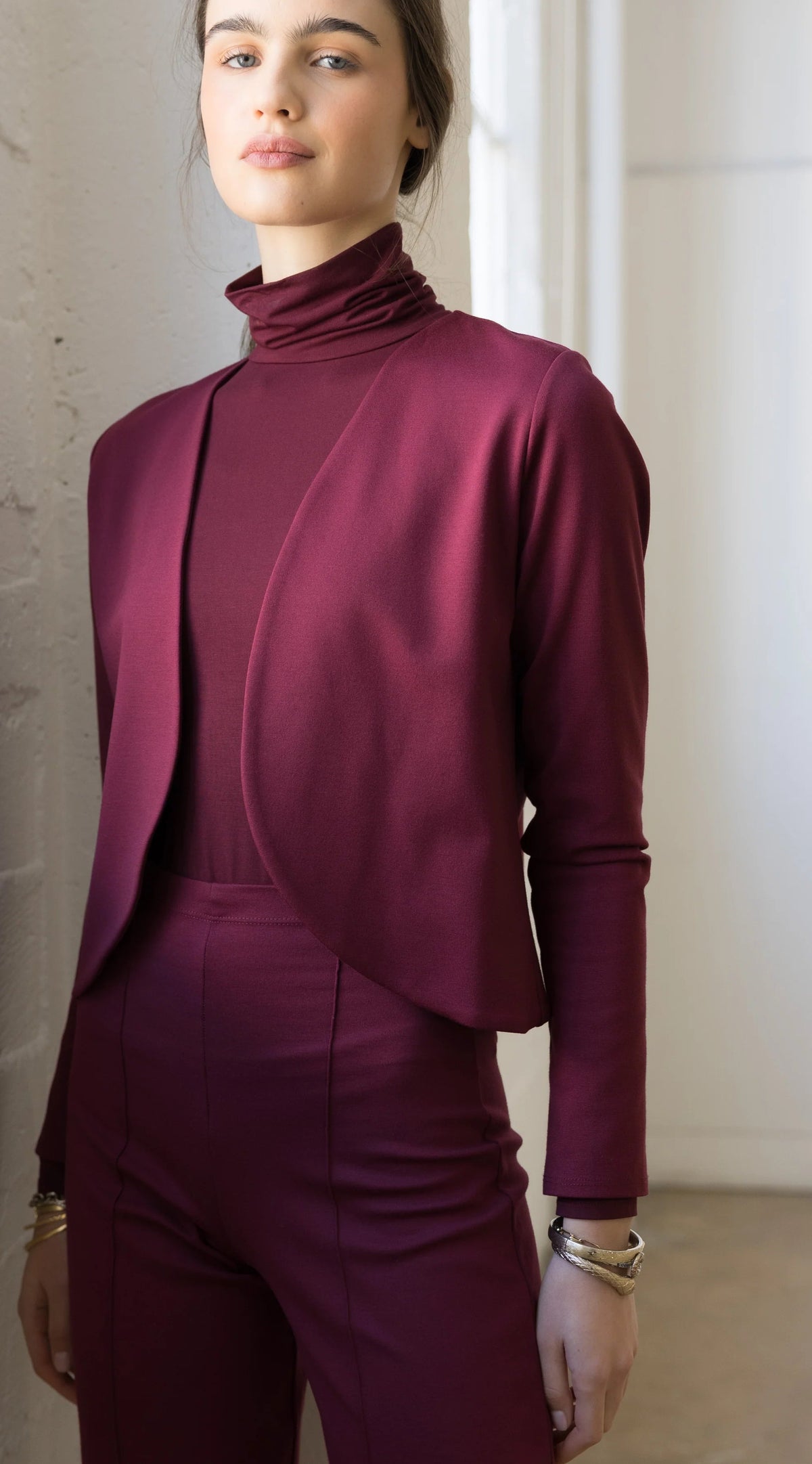Elderberry Modal Turtleneck