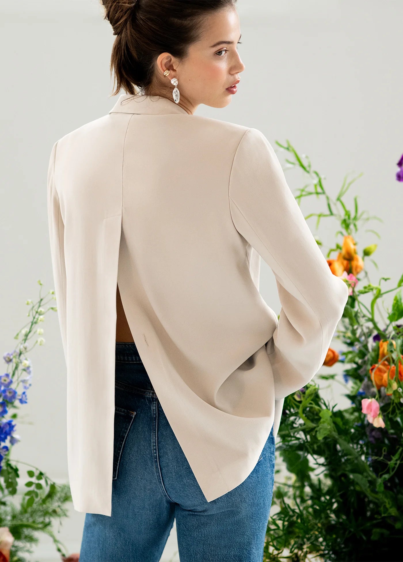 The Alexis Blazer- French Oak