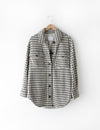 Aly Houndstooth Cozy Soft Shirt Jacket