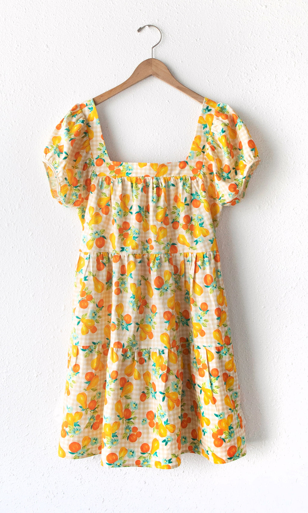 Lora Gingham Cap Sleeve Dress**FINAL SALE**
