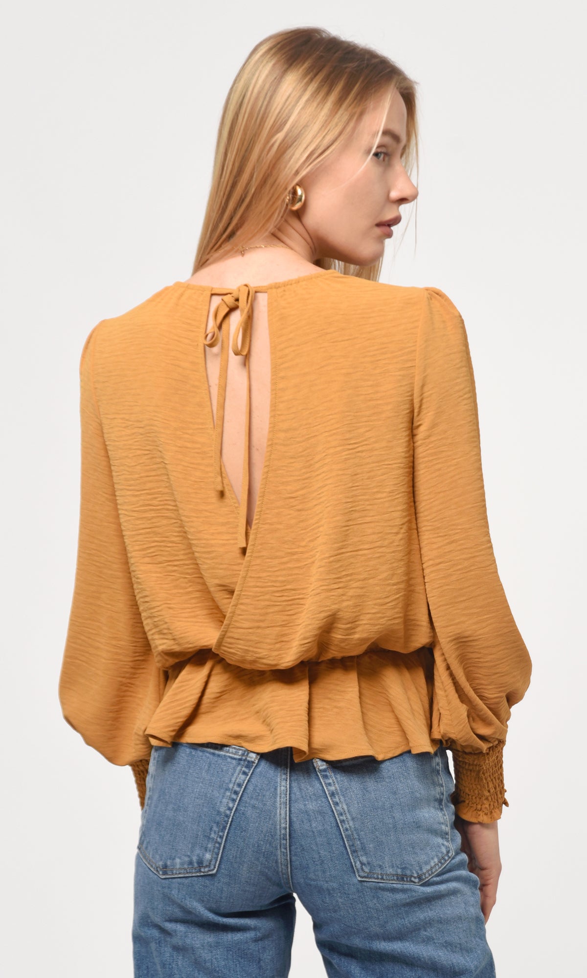 Bruna Blouse- Mustard Yellow