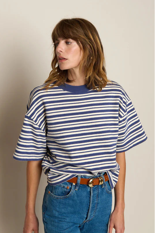 Gio Sweatshirt- Tossed Stripe