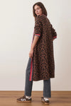 Martha Sweater Coat- Leopard