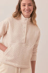 Corbet Funnel Neck Pullover- Oatmeal