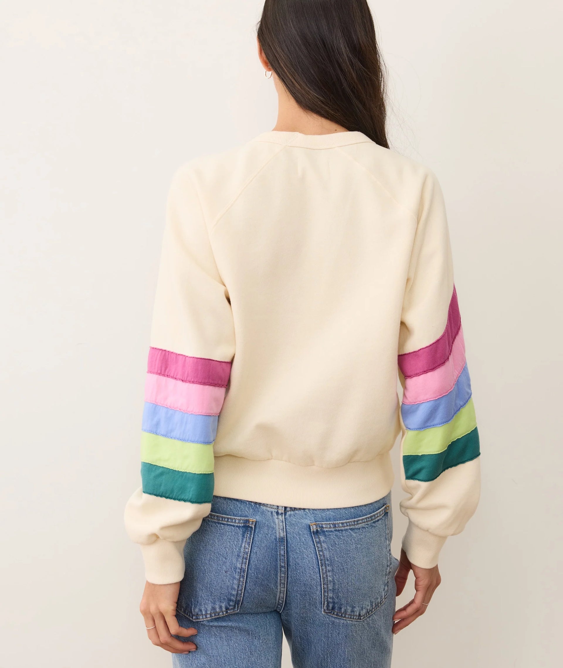 Cloud 9 Fleece Crewneck- Cloud Wave