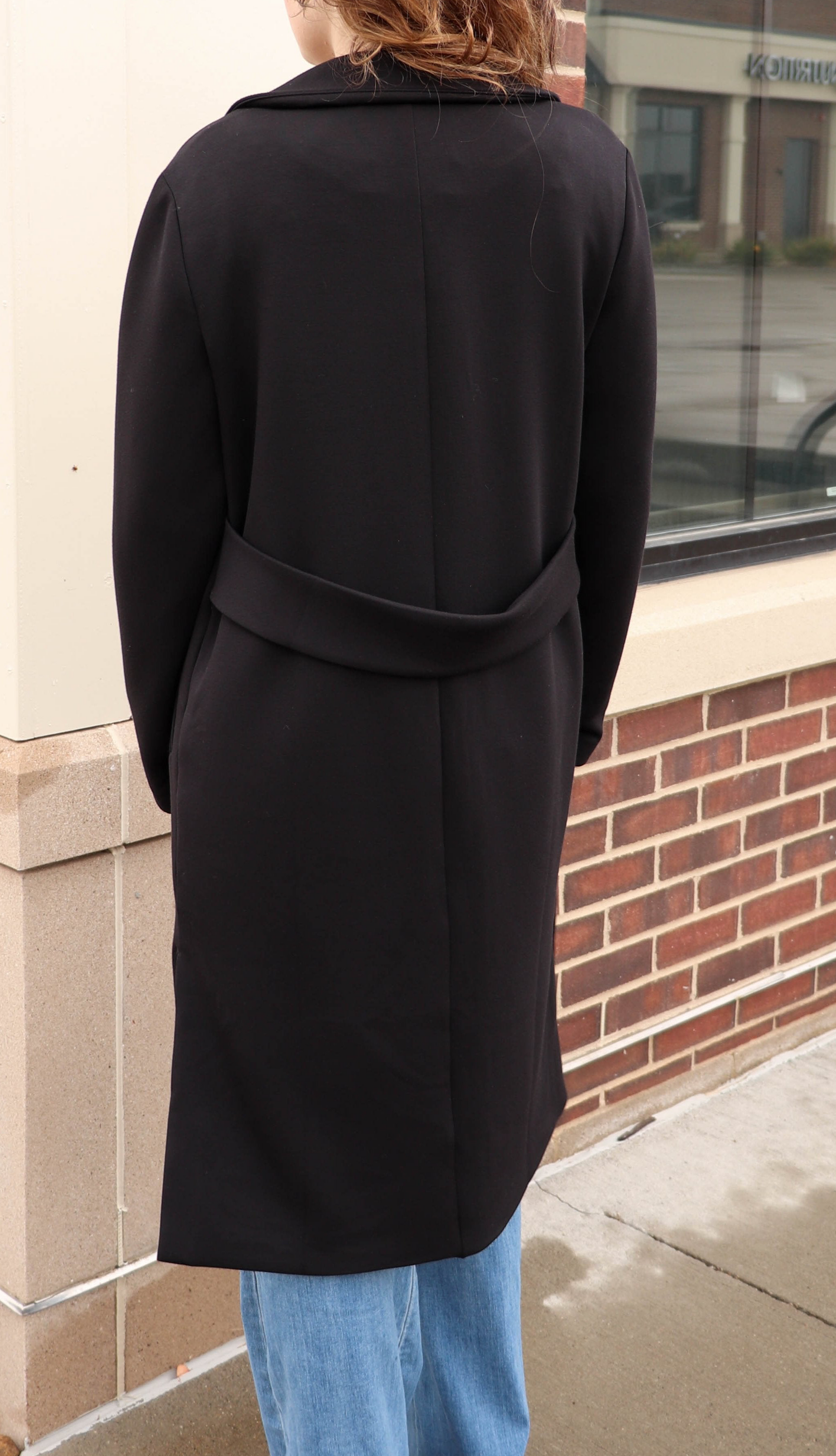 Air Essentials Coat—Very Black **Final Sale**