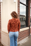 Cecelia Floral Long Sleeve Tee—Woodgrain