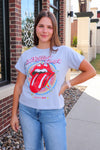 Rolling Stones 1981 Reverse GF Tee- Lavender Sky