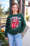 Rolling Stones 1981 US Tour Vintage Sweatshirt—Vintage Green