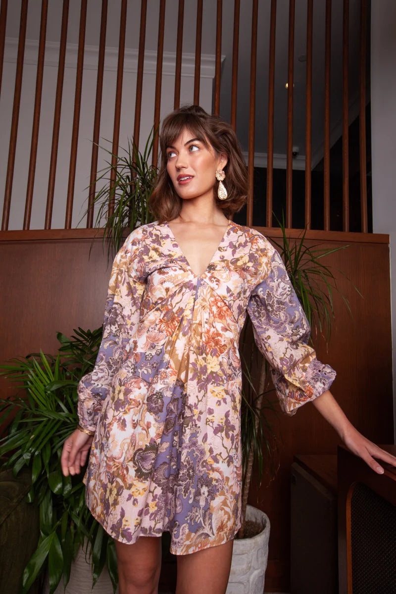 Weatherly Dress- August Bloom