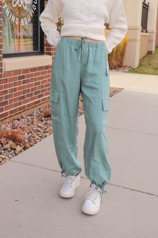 Kamryn Cargo Pant—Lagoon