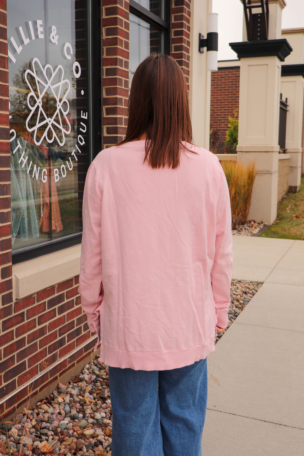 Kingsley Lightweight Terry Tunic- Rose**FINAL SALE**