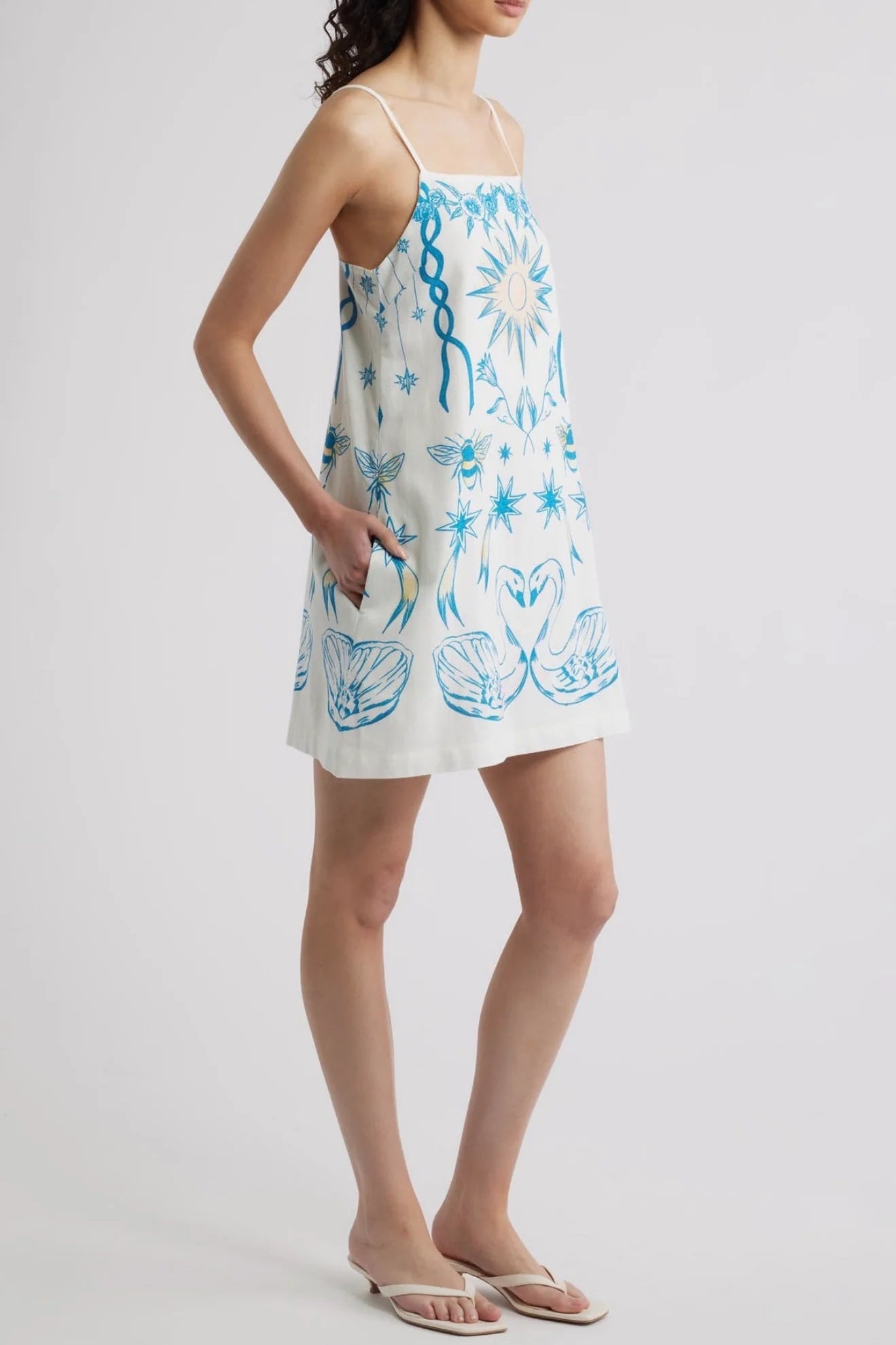 Parvana Mini Dress- Lunada Print