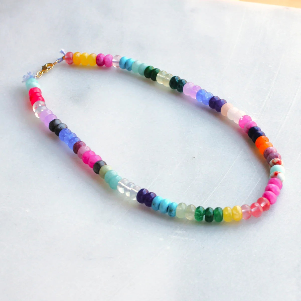 Desert Prism Candy Beaded Necklace