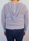 Penny Hooded Sweater- Smoke Lavender**FINAL SALE**