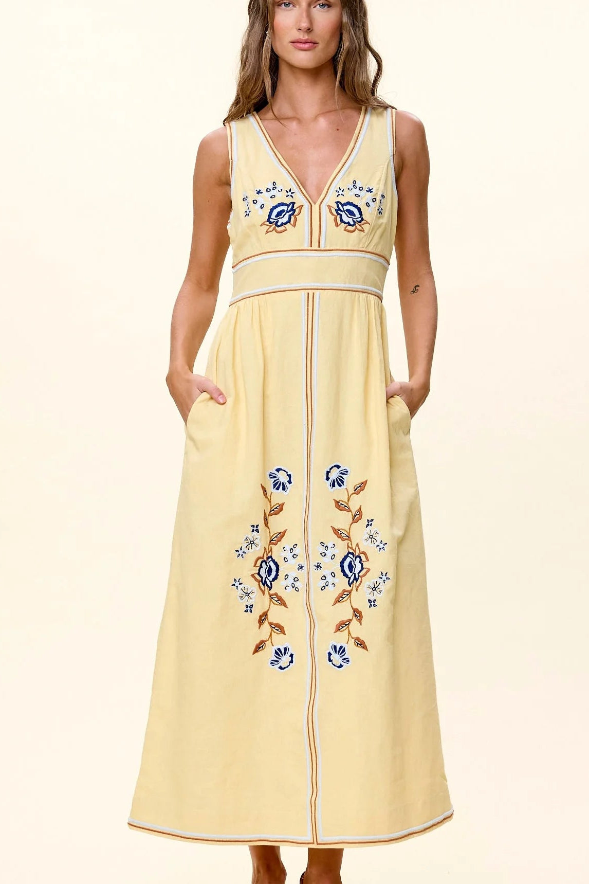Jessamyn Ankle Dress- Impala