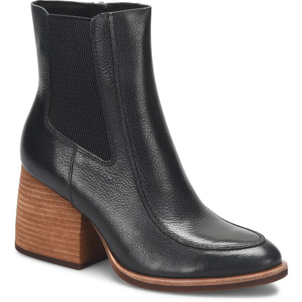 Cantley Leather Bootie- Black