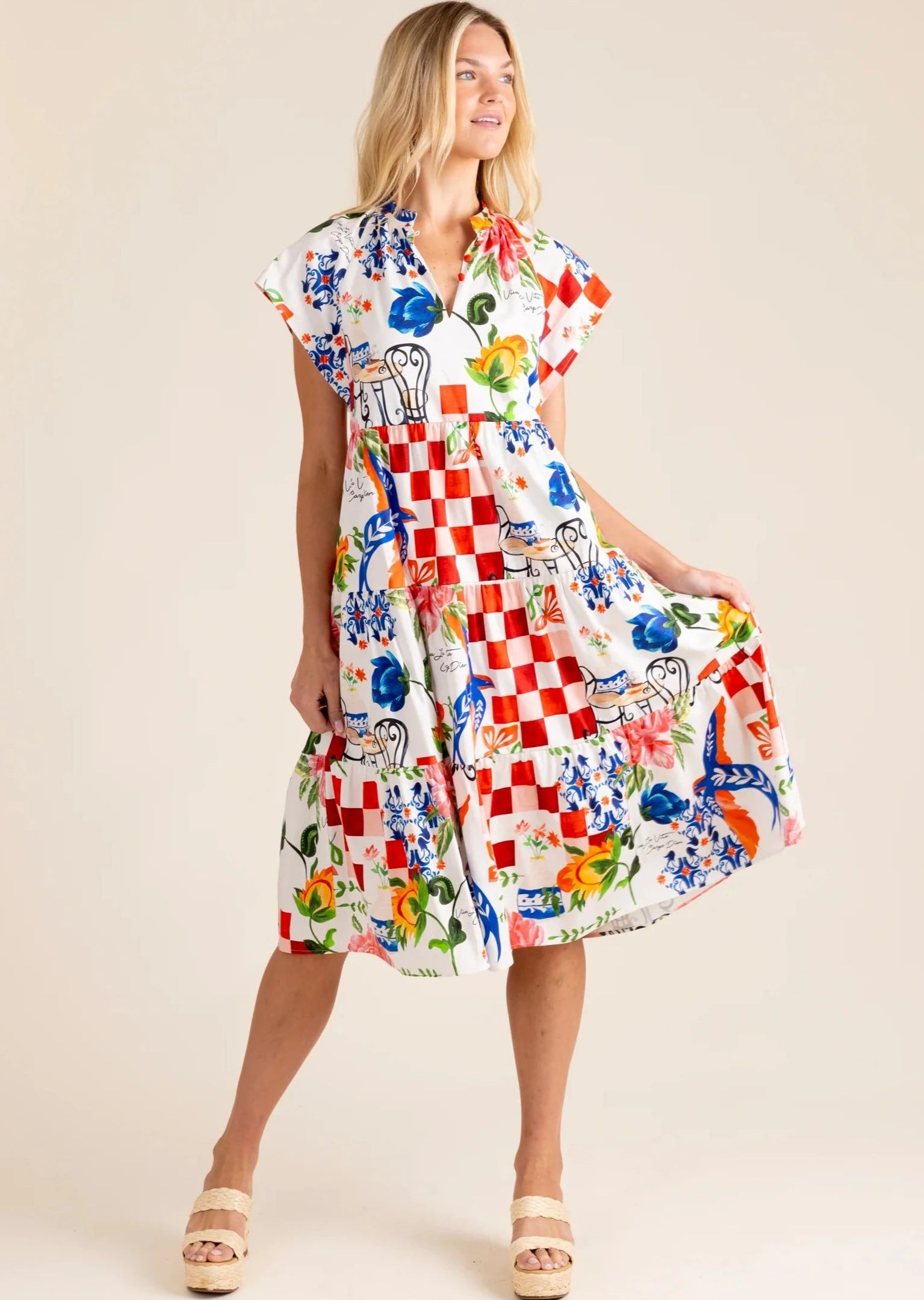 Pippa Dress- Amalfi Print