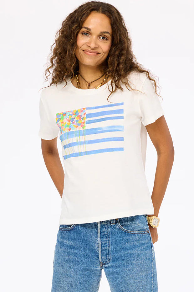 Suke U.S. of Love Tee- White