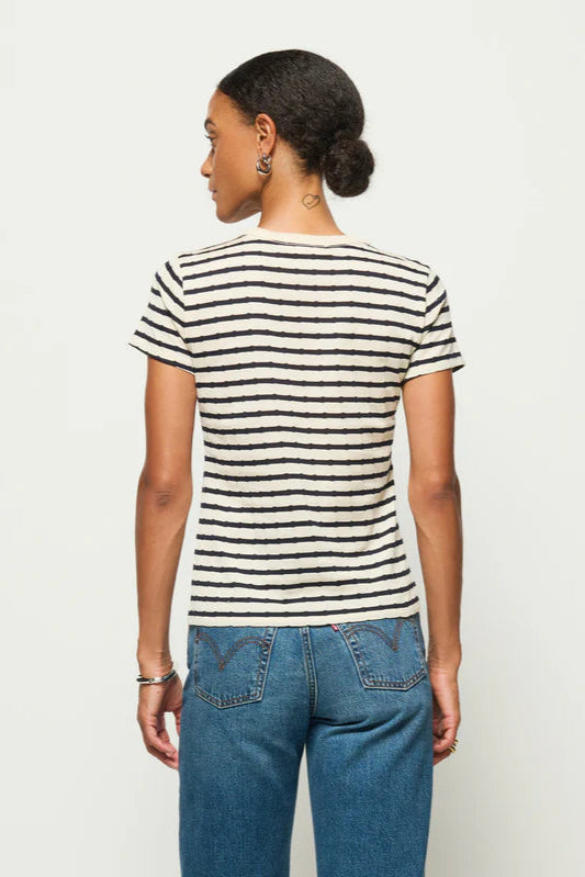 Laurence Vintage Tee- Night Sky Stripe