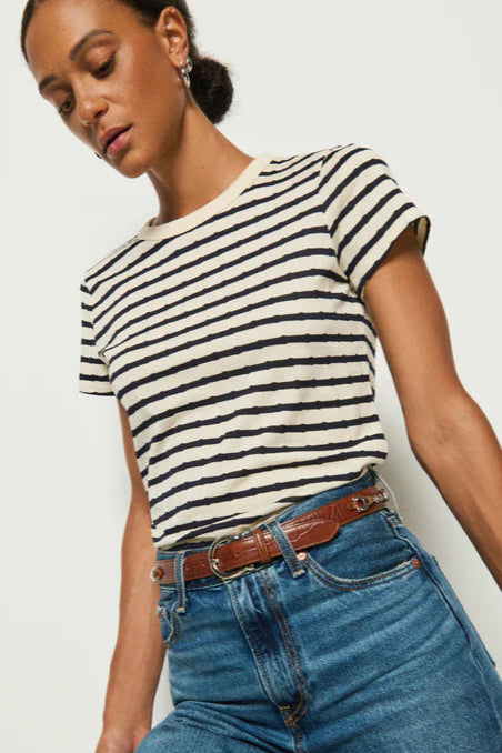 Laurence Vintage Tee- Night Sky Stripe