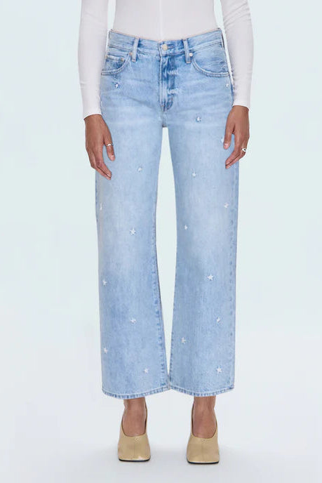 Lexi Mid-Rise Bowed Straight Leg- Stellar Vintage