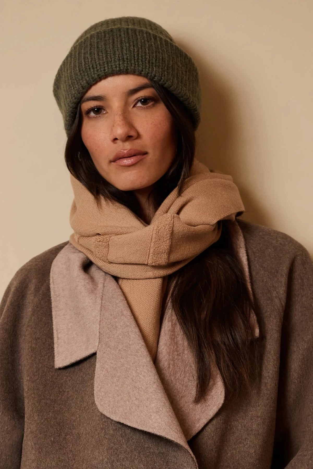 The Braided Beanie- Army