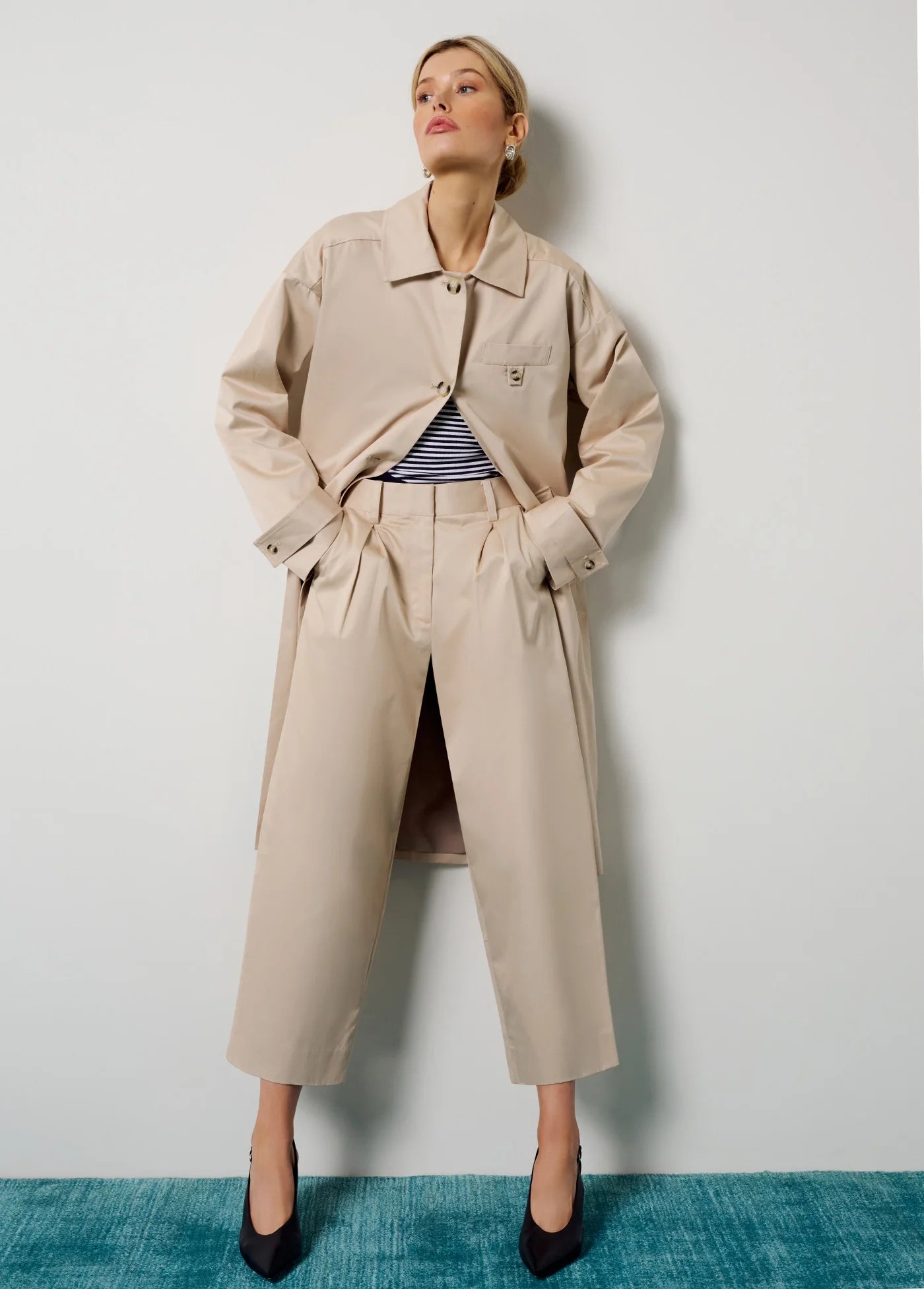 The Easy Trench- Light Khaki