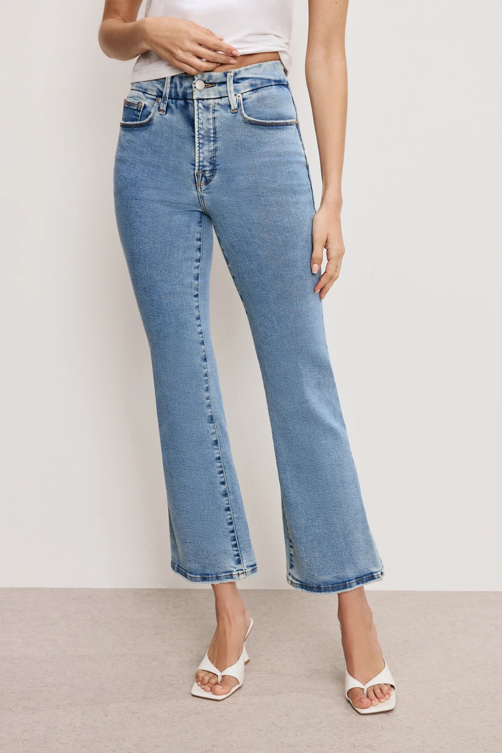 Good Legs Crop Mini Boot Jeans