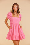 Kalani Mini Dress- Pink**FINAL SALE**