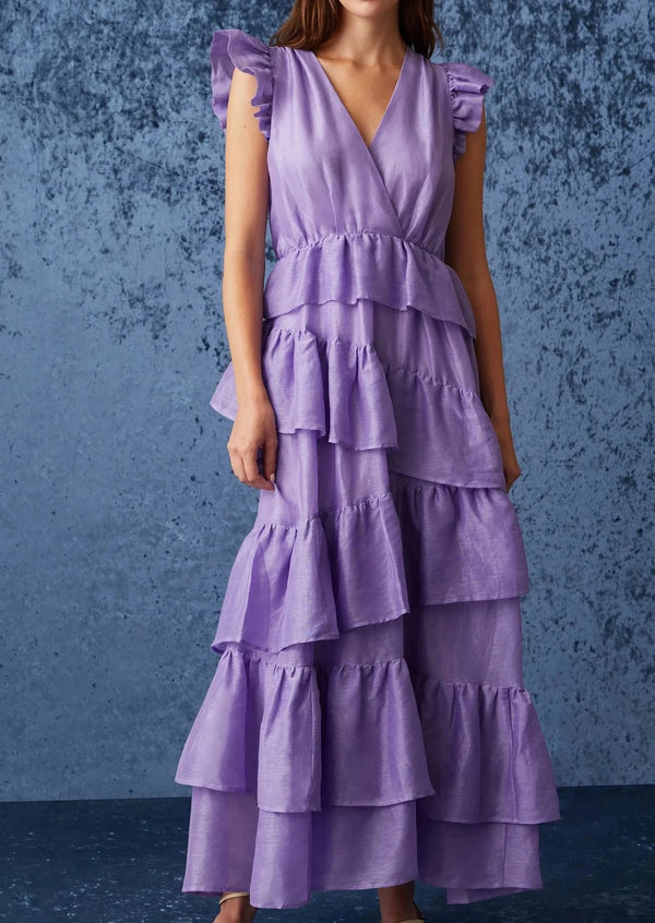 Marisol Dress-Aster Purple