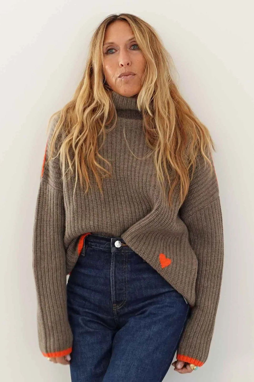 Marley Cashmere Sweater in Country Mist