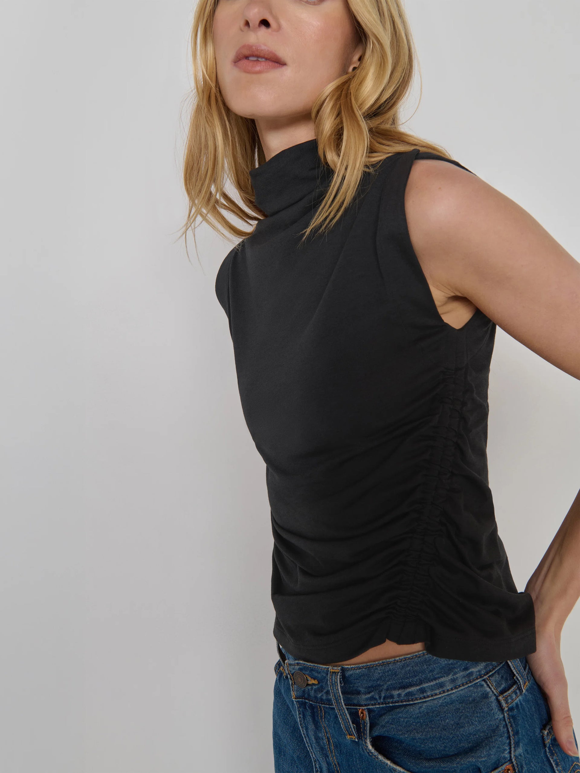 Christine Tank in Jet Black