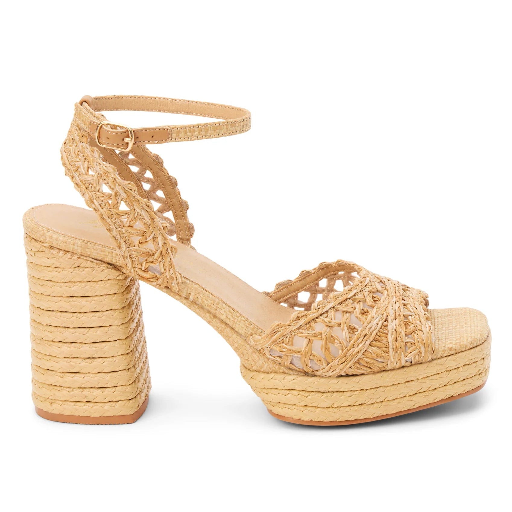 Orion Platform Heel- Natural