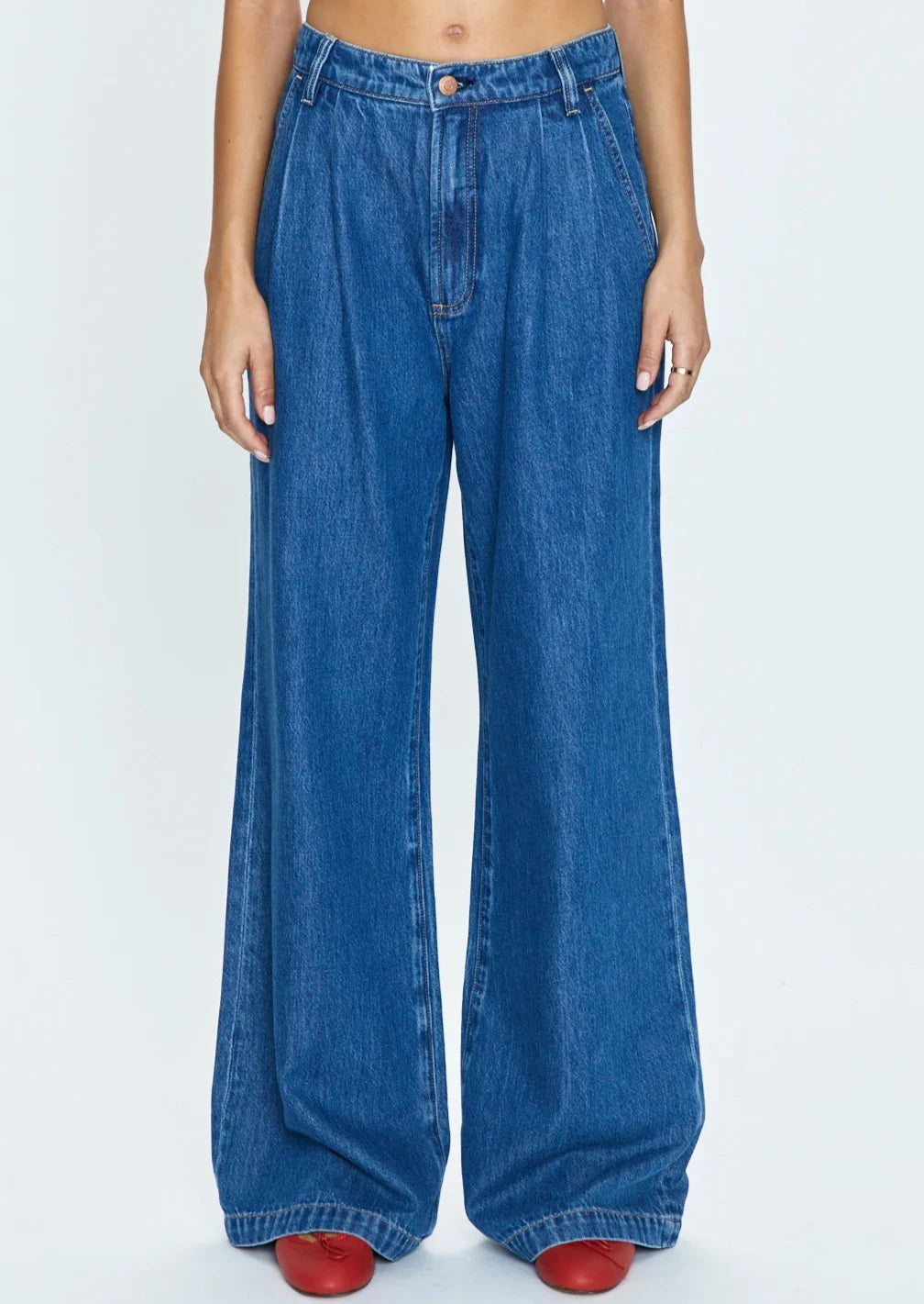 Victoria Wide Leg Pant- Midnight Sun