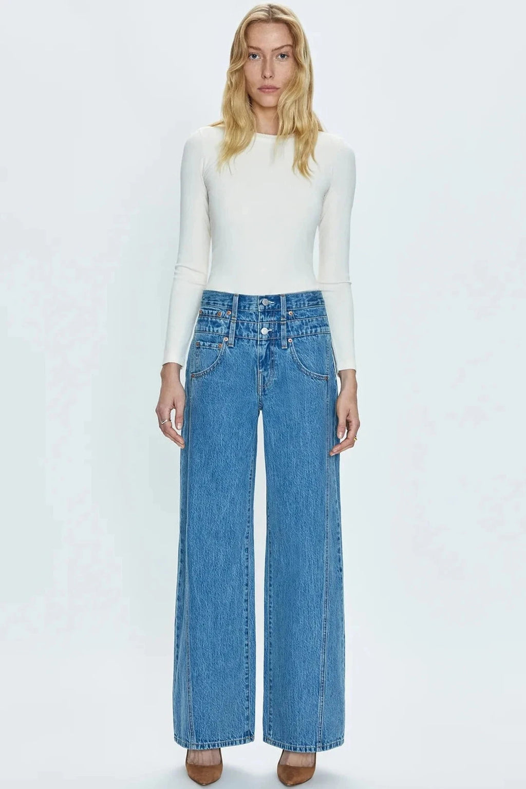 Caleb Wide Leg Jeans- Venue